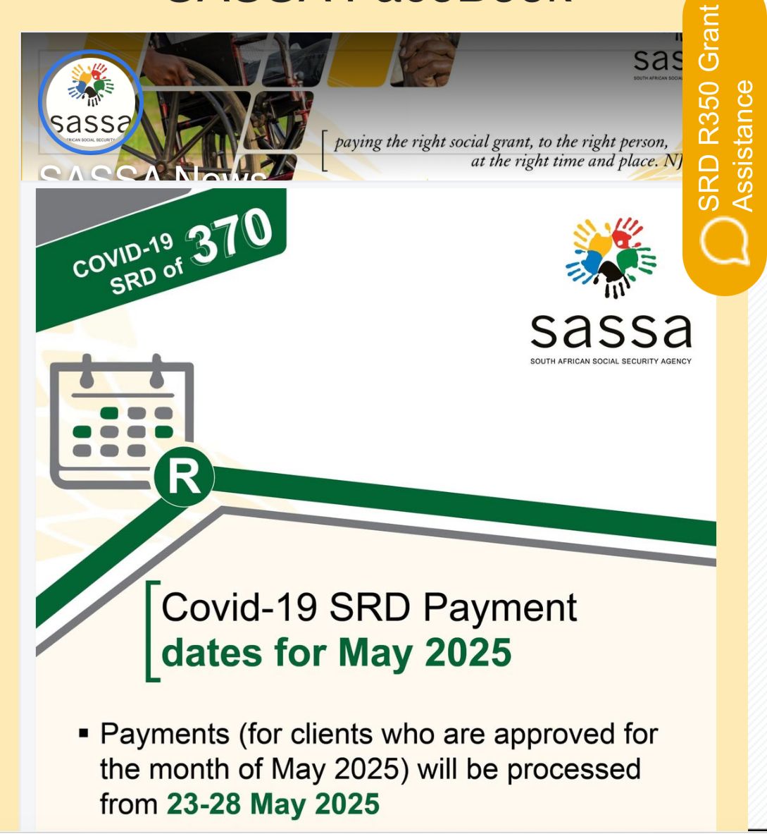 COVID-19 SRD Payment Dates for May 2025