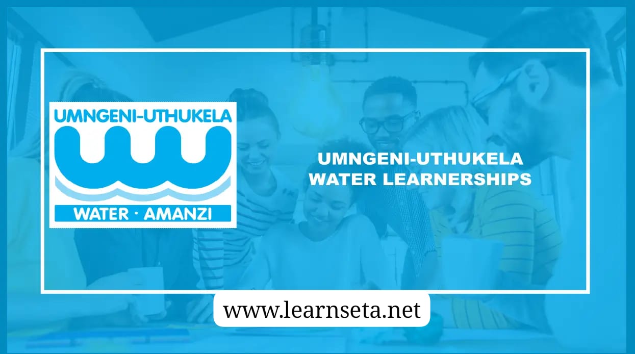 Apply for the uMngeni-uThukela Water Graduate Training Programme 2026–2029. A 36-month opportunity for KZN graduates in Chemistry.